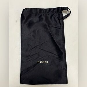 Gucci Black Satin Dust Bag